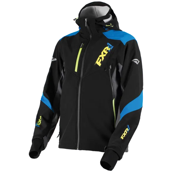 FXR Renegade Softshell Black/Blue/HiVis