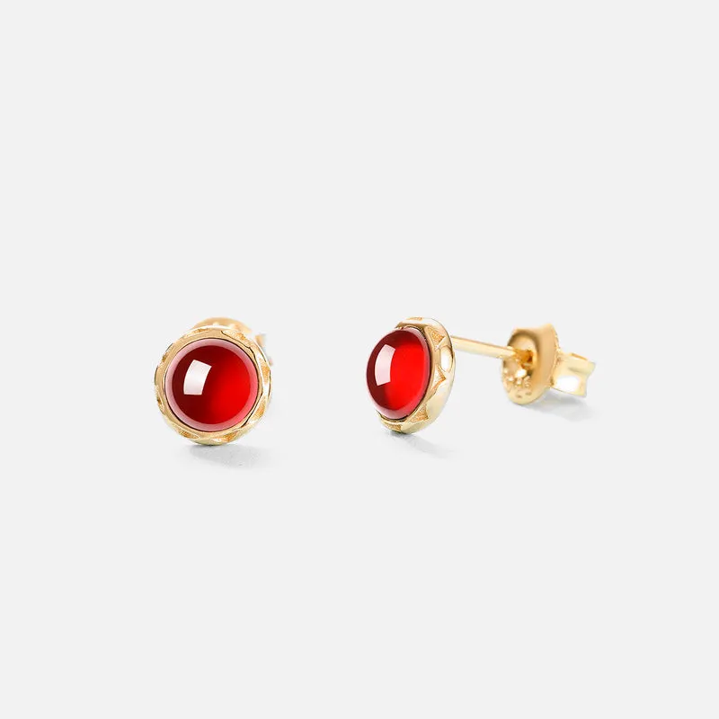 Garnet Earrings