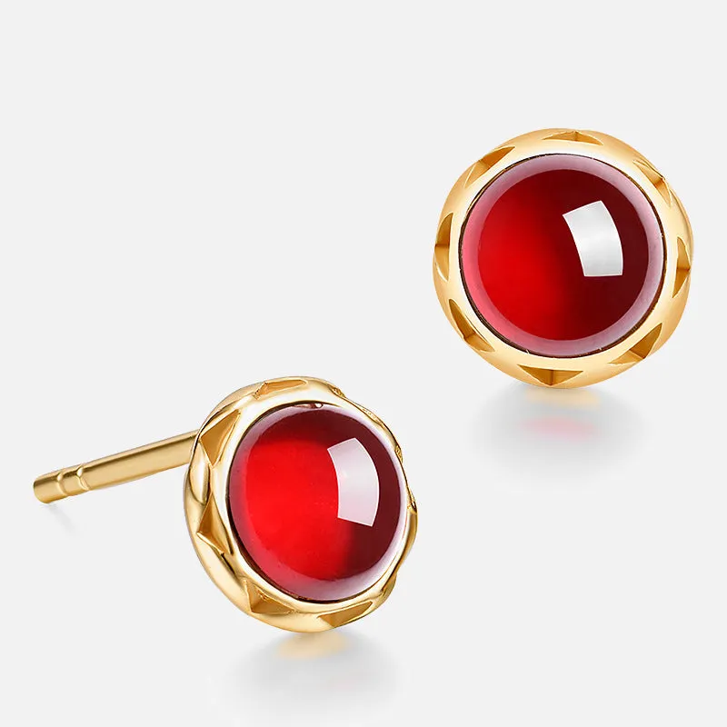 Garnet Earrings