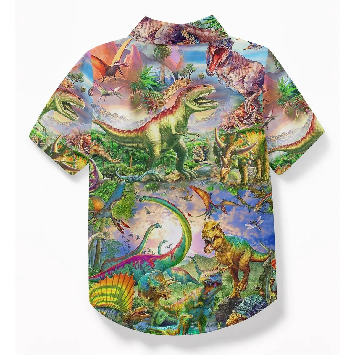 Gearhuman 3D Dinosaur Hawaii Shirt