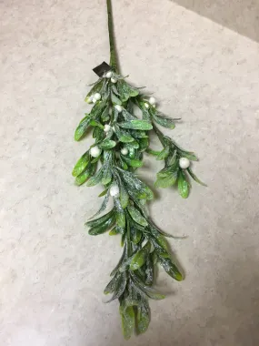 Glittered Mistletoe Stem