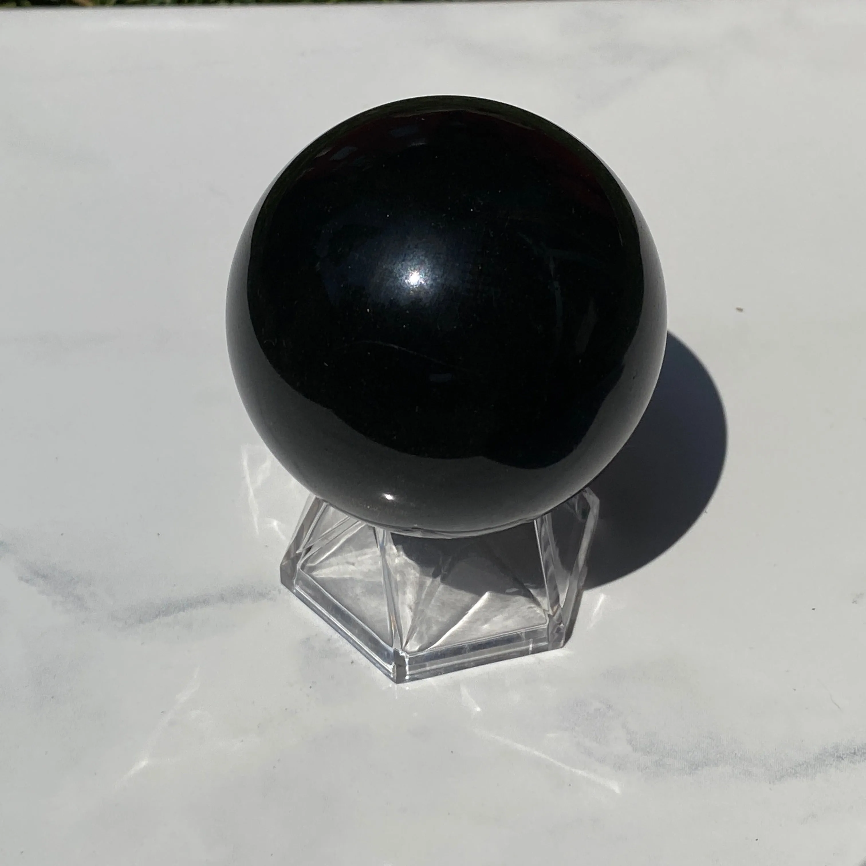 Gold Obsidian gemstone sphere