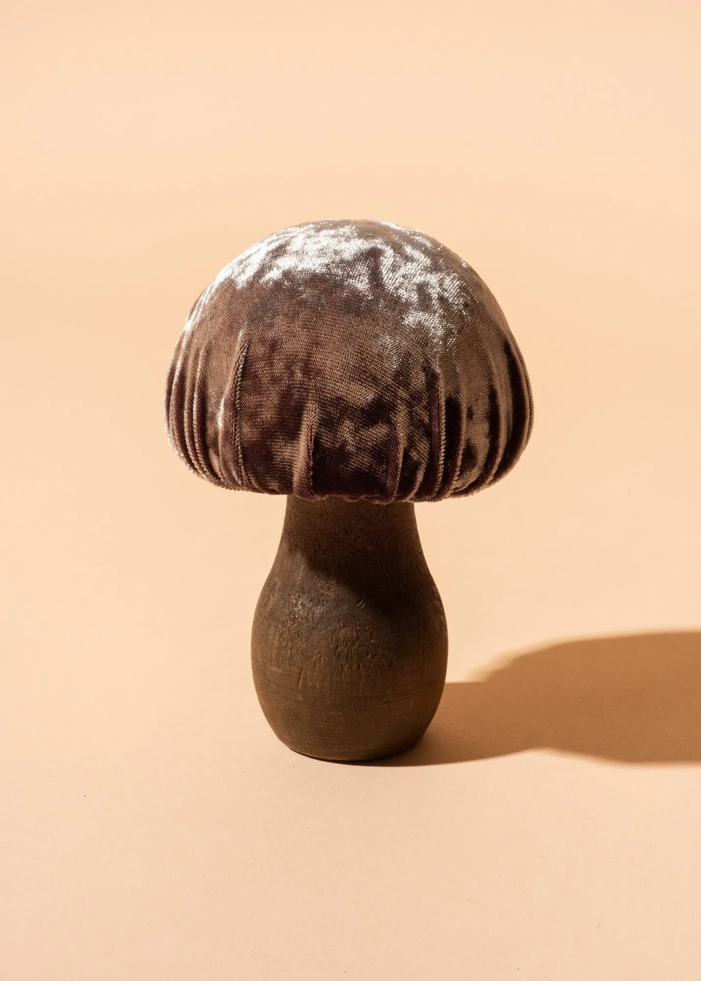 Handmade Velvet Mushrooms