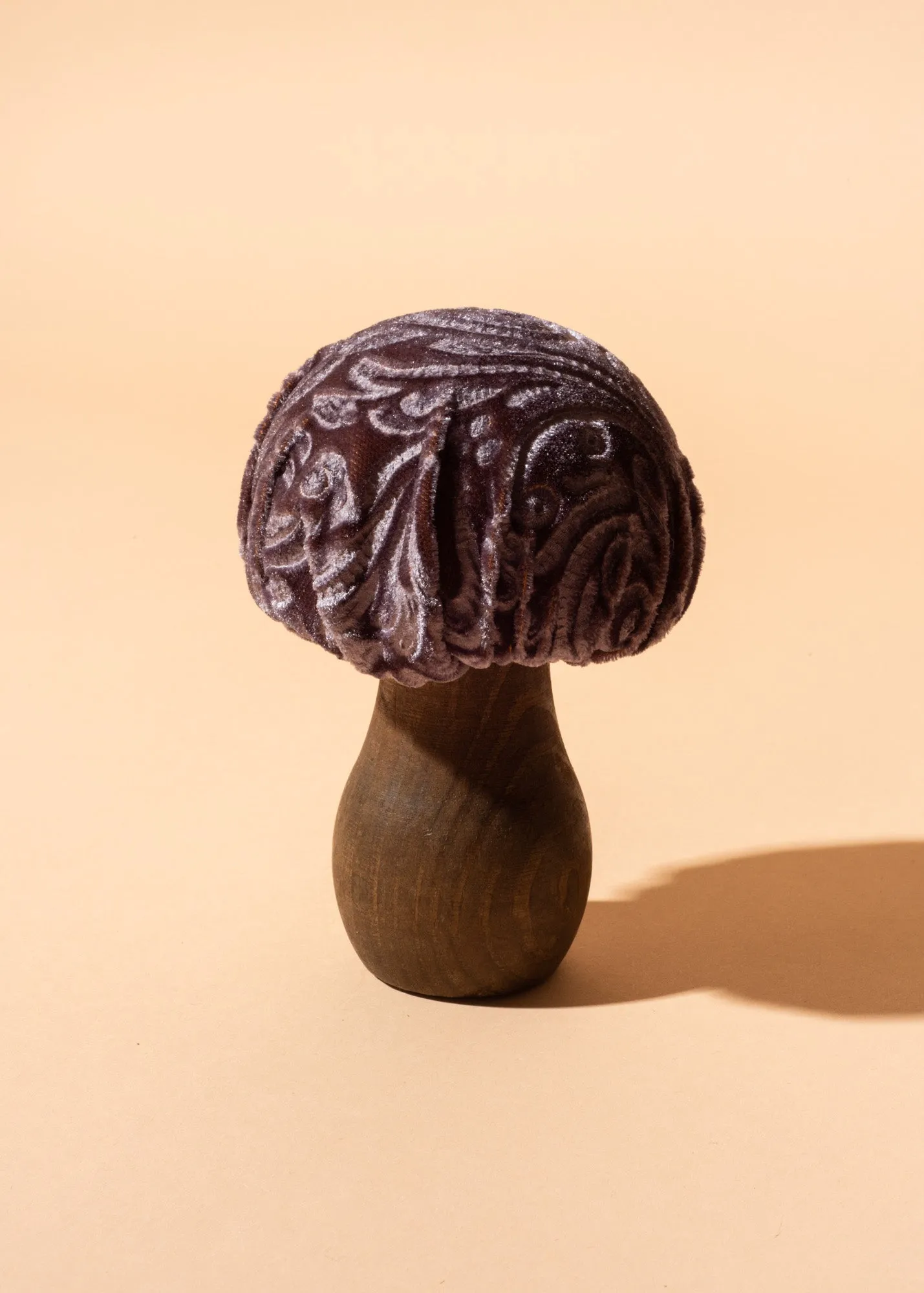 Handmade Velvet Mushrooms