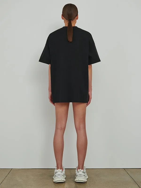 HB Oversized Tee in Black