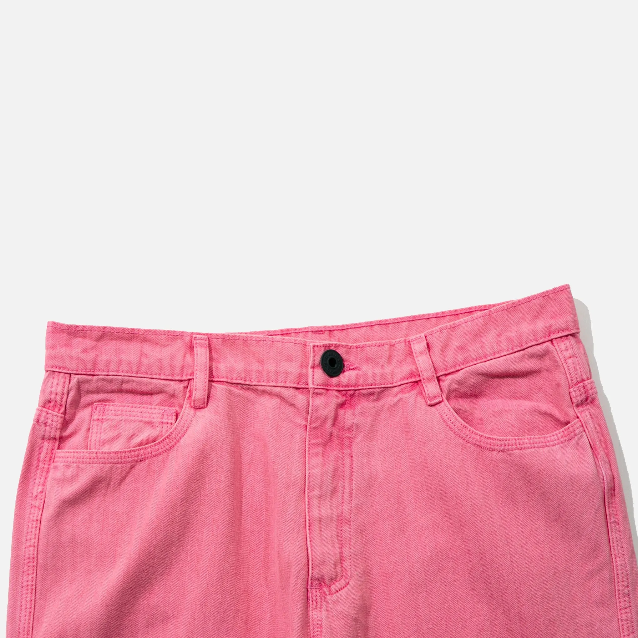 Herringbone Utility Pant - Pink