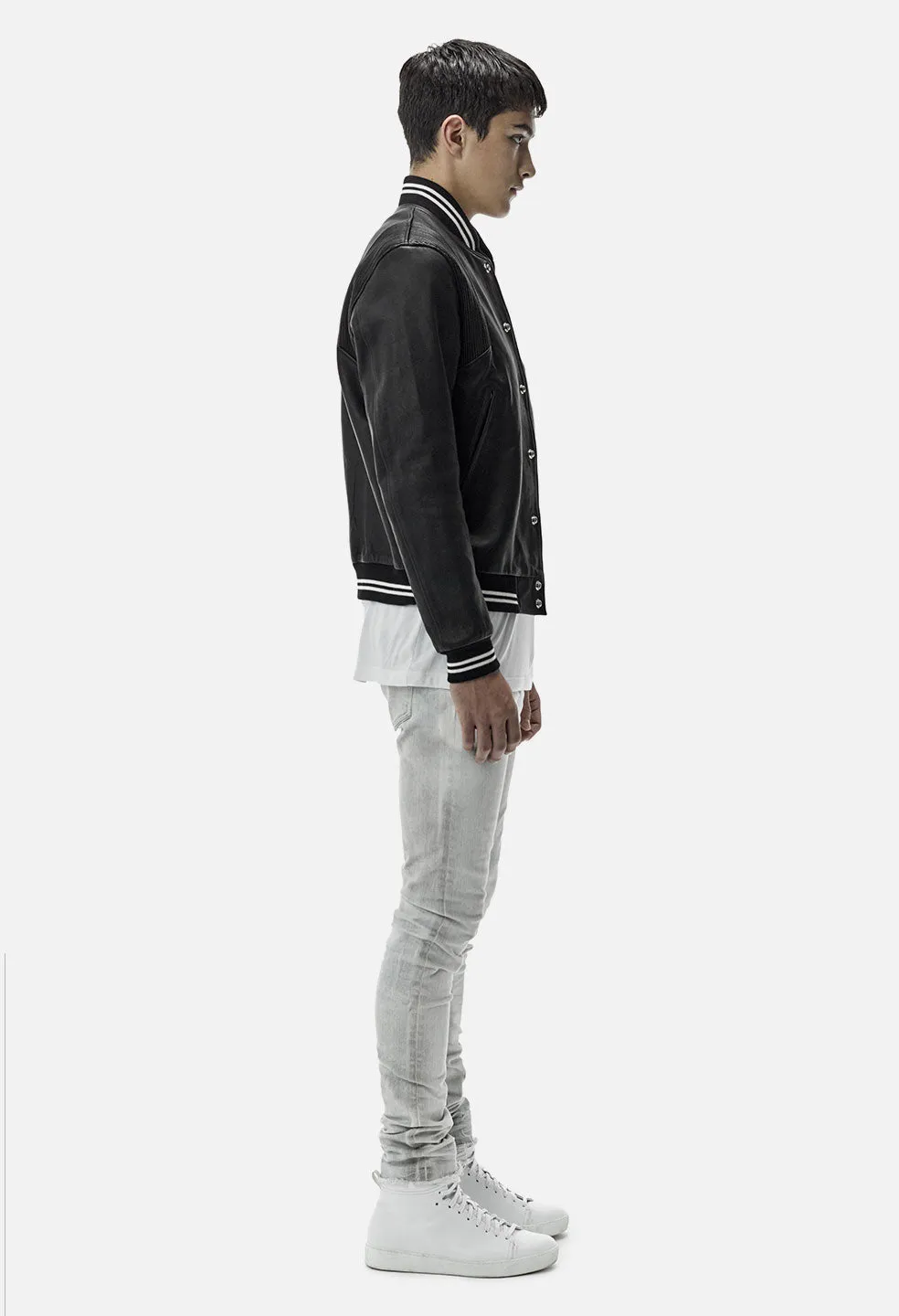 John Elliott X Blackmeans Stadium Jacket / Black