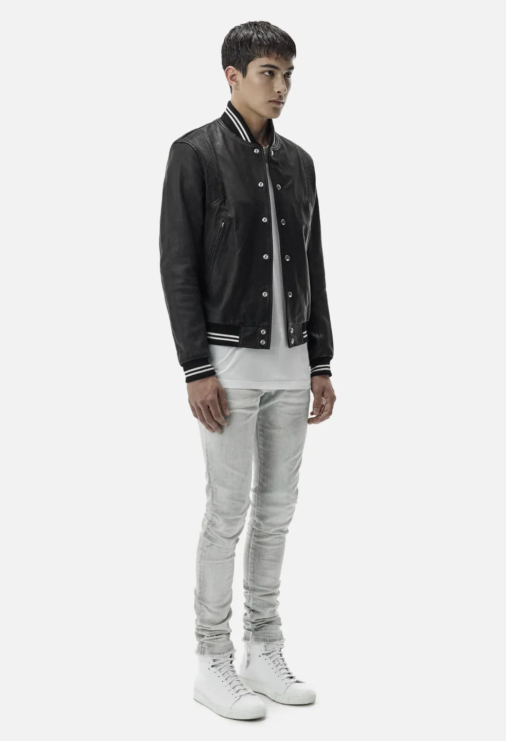 John Elliott X Blackmeans Stadium Jacket / Black