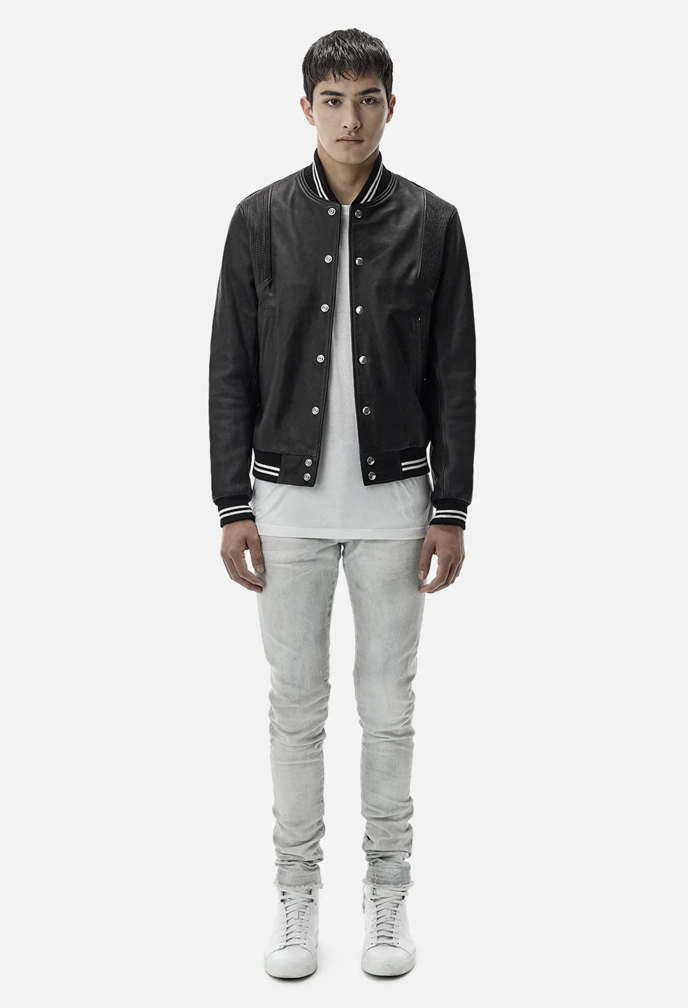 John Elliott X Blackmeans Stadium Jacket / Black