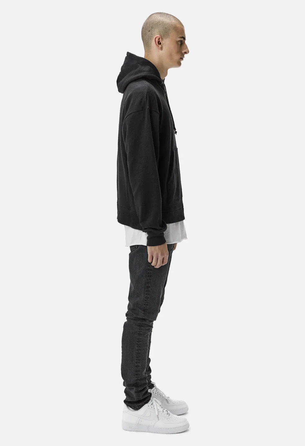 Kake Mock Pullover / Co-Mix Black