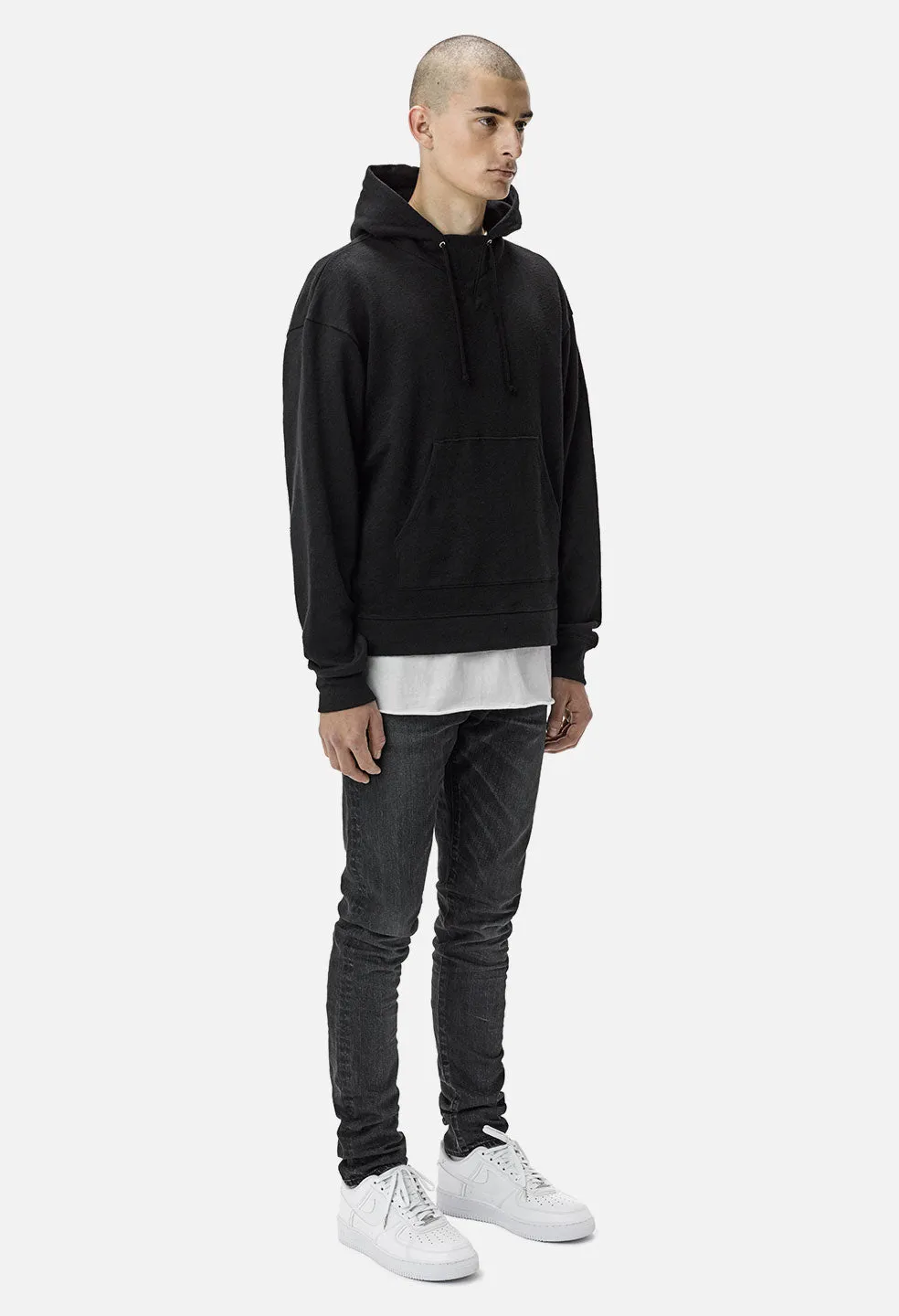 Kake Mock Pullover / Co-Mix Black