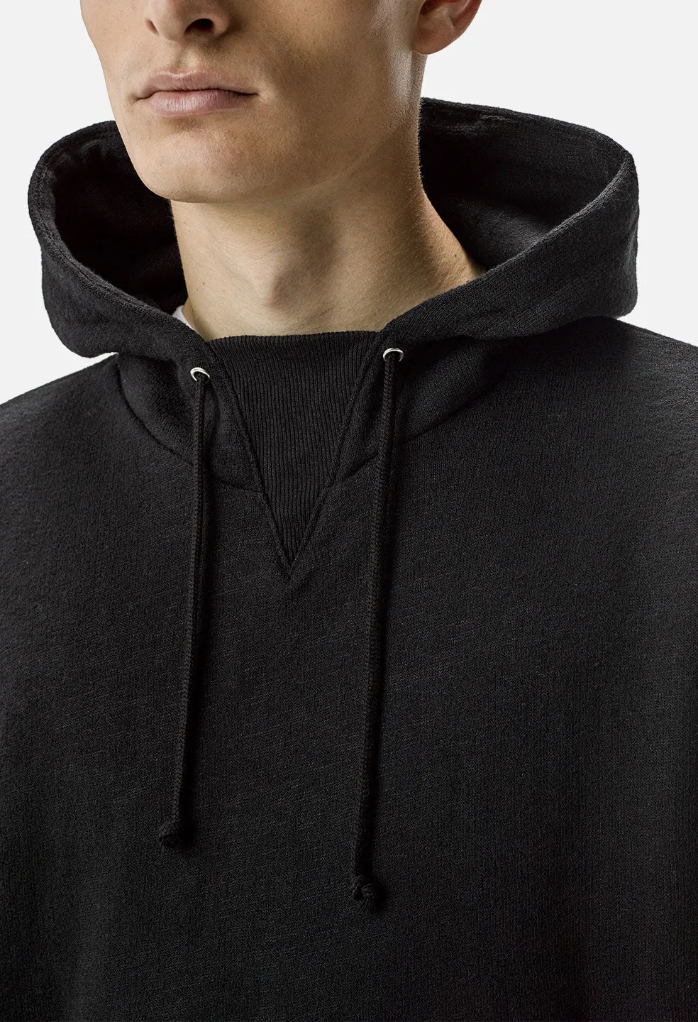 Kake Mock Pullover / Co-Mix Black