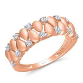 Kallati Diamond Eternal Ring in 14K Rose Gold