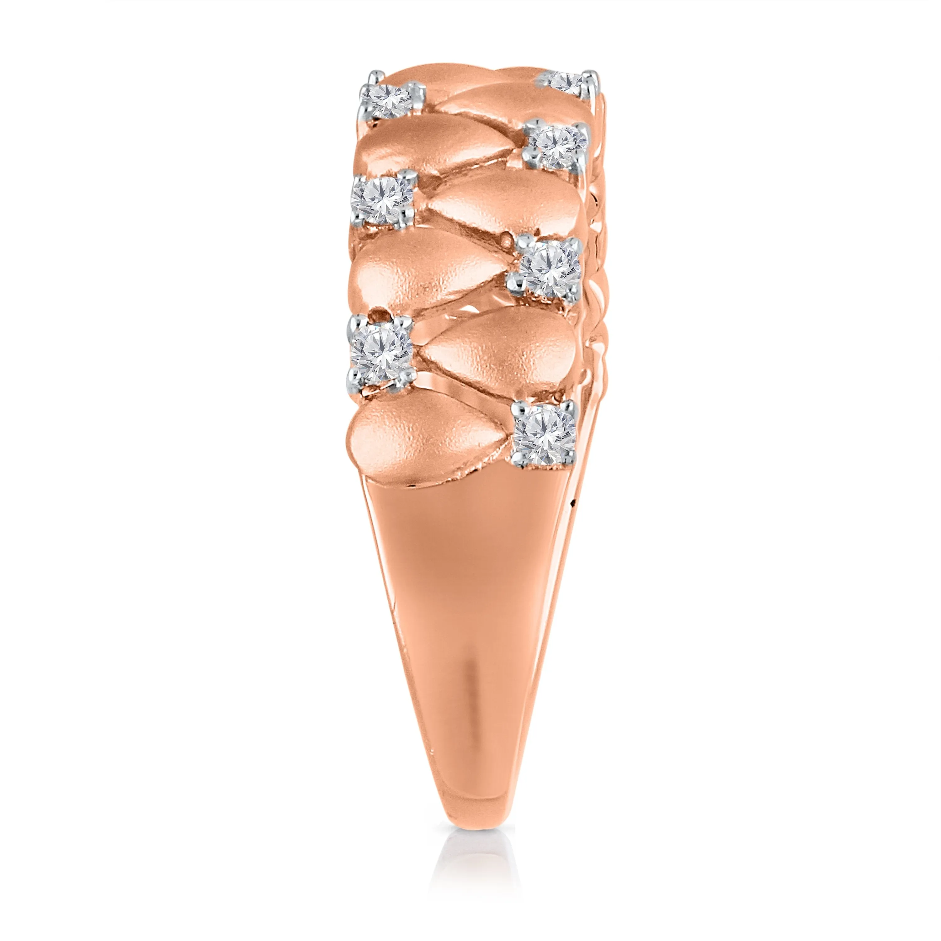 Kallati Diamond Eternal Ring in 14K Rose Gold