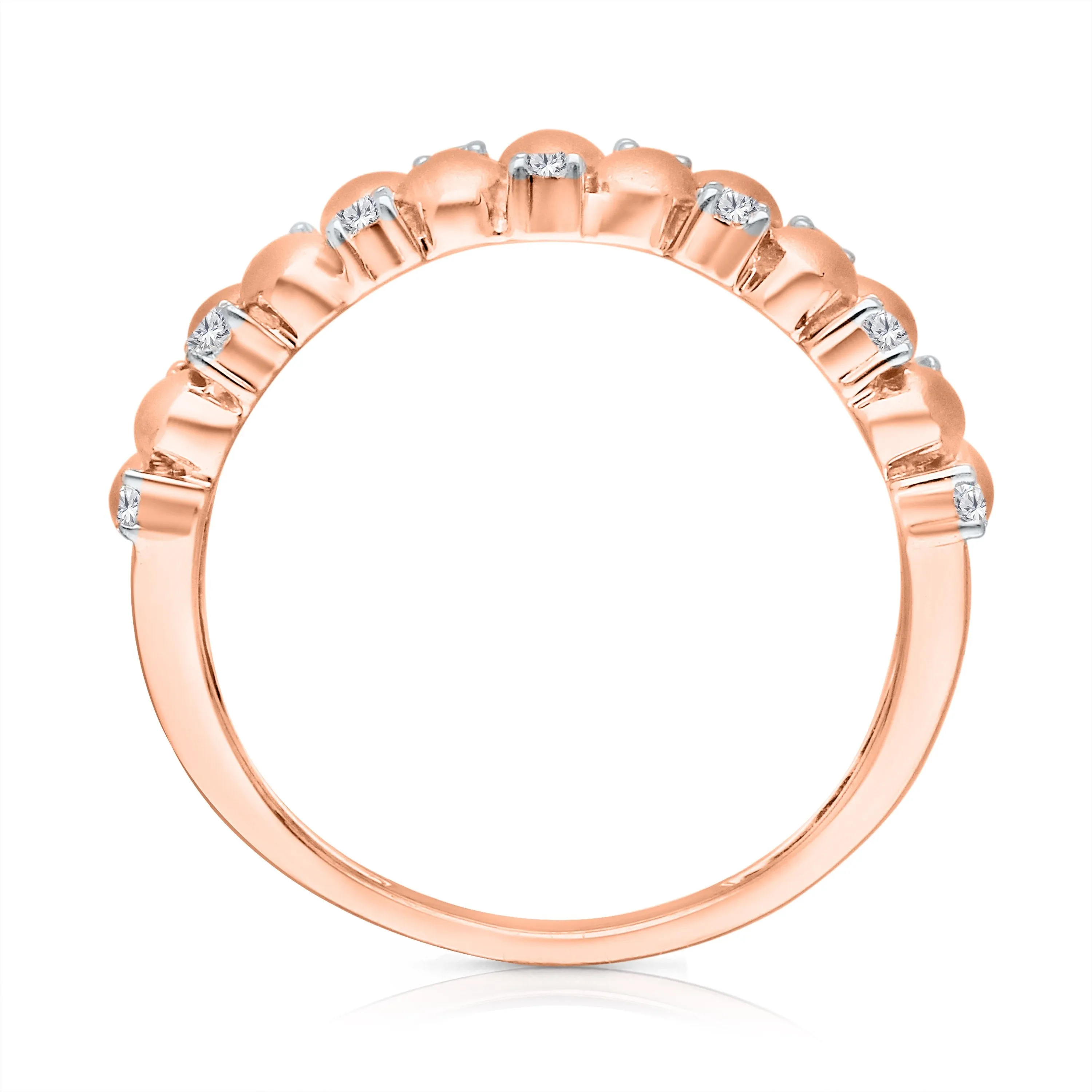 Kallati Diamond Eternal Ring in 14K Rose Gold