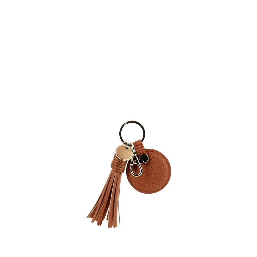 KEYRING TASSEL - TAN