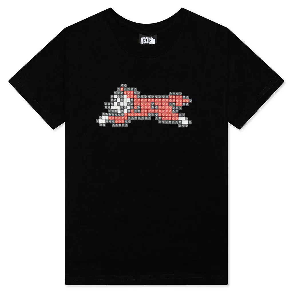 Kids Blocks S/S Tee - Black