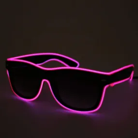 Light up LED Glasses - Pink