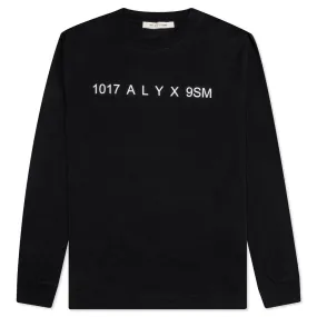 Logo L/S Tee - Black