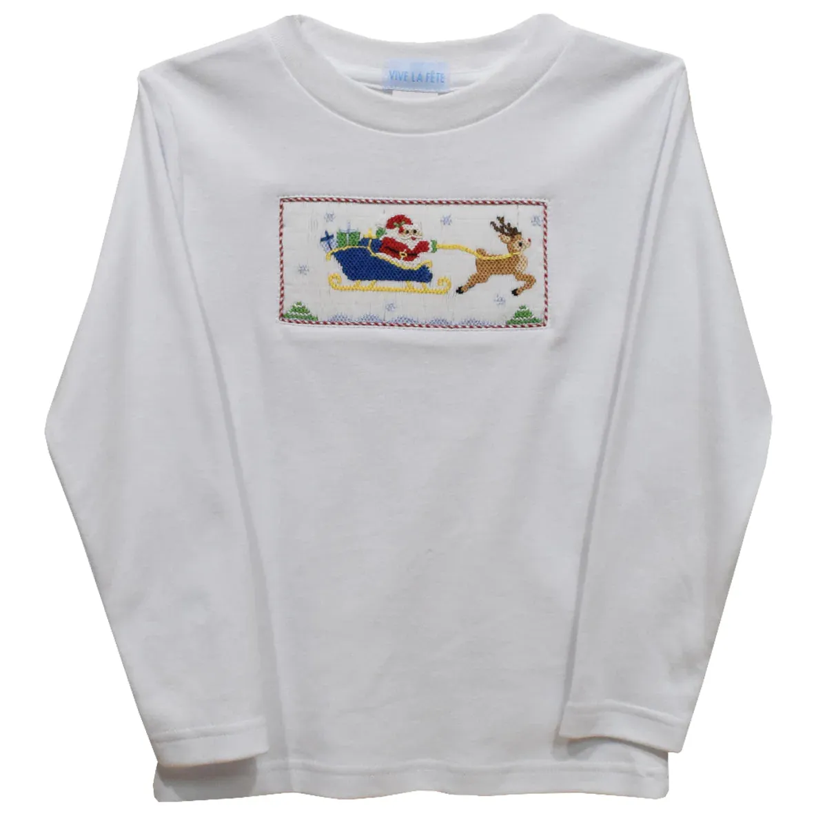 Long Sleeve Tee - Santa's Sleigh