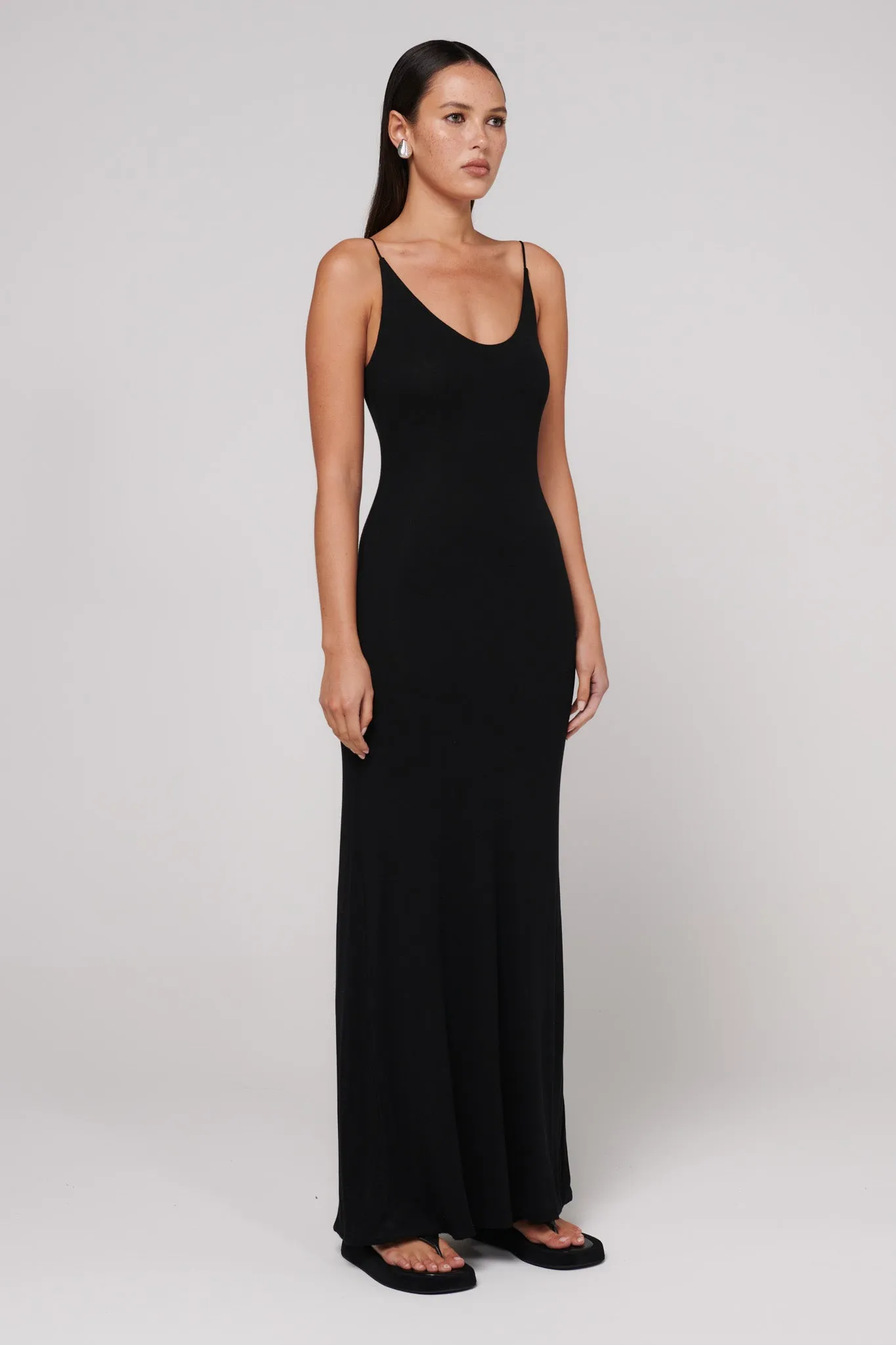 Louise Maxi Dress - Black