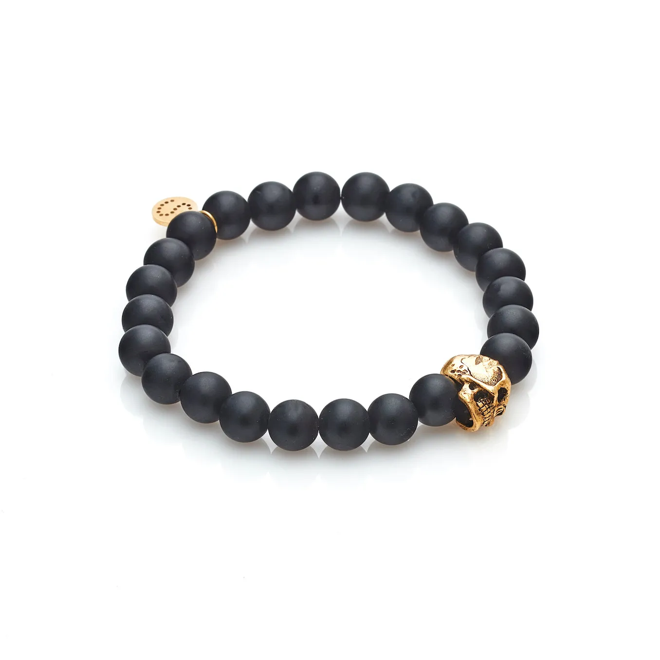 Men's Edit / Skulduggery / Bracelet / Black Onyx   Gold