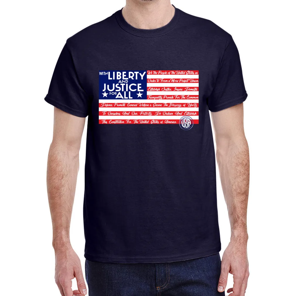 Men's With Liberty and Justice for All T-Shirt