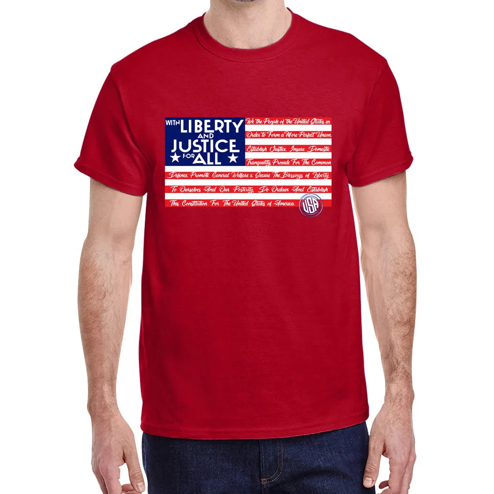 Men's With Liberty and Justice for All T-Shirt