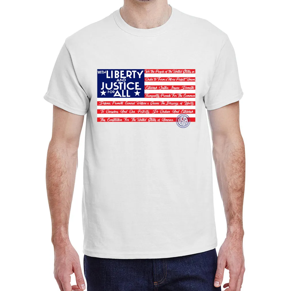 Men's With Liberty and Justice for All T-Shirt