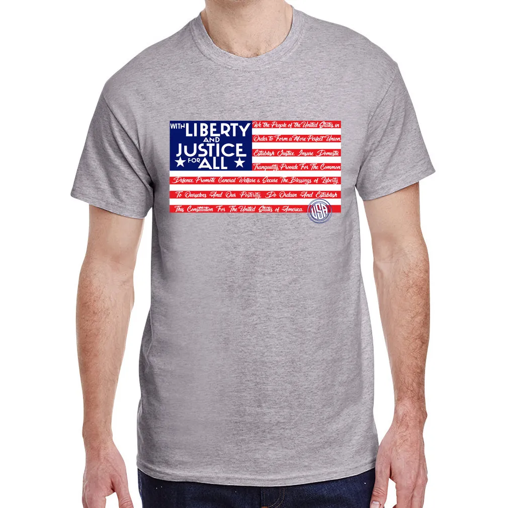 Men's With Liberty and Justice for All T-Shirt