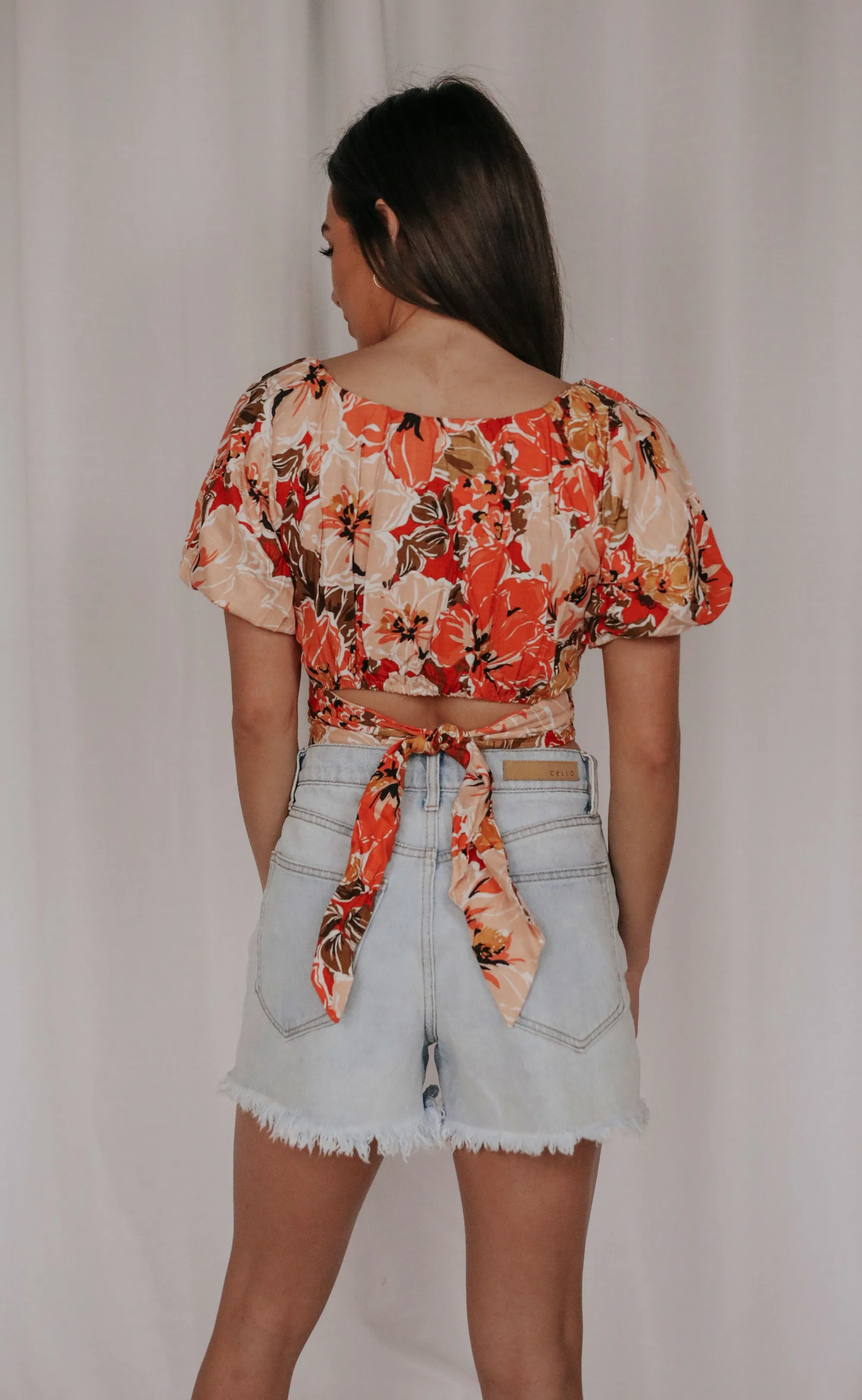 minkpink: tahlia tie back top