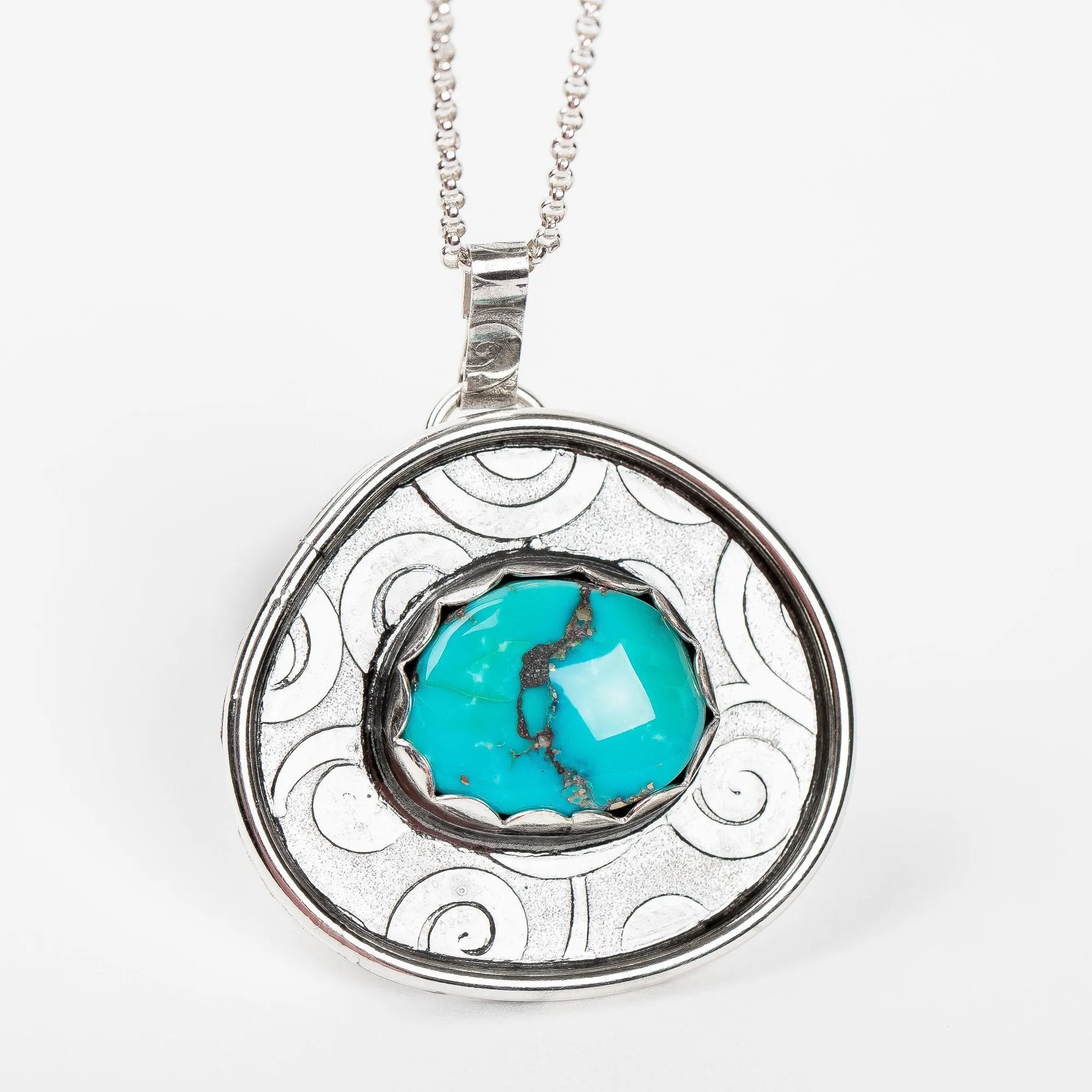 Morenci Turquoise Gemstone Necklace