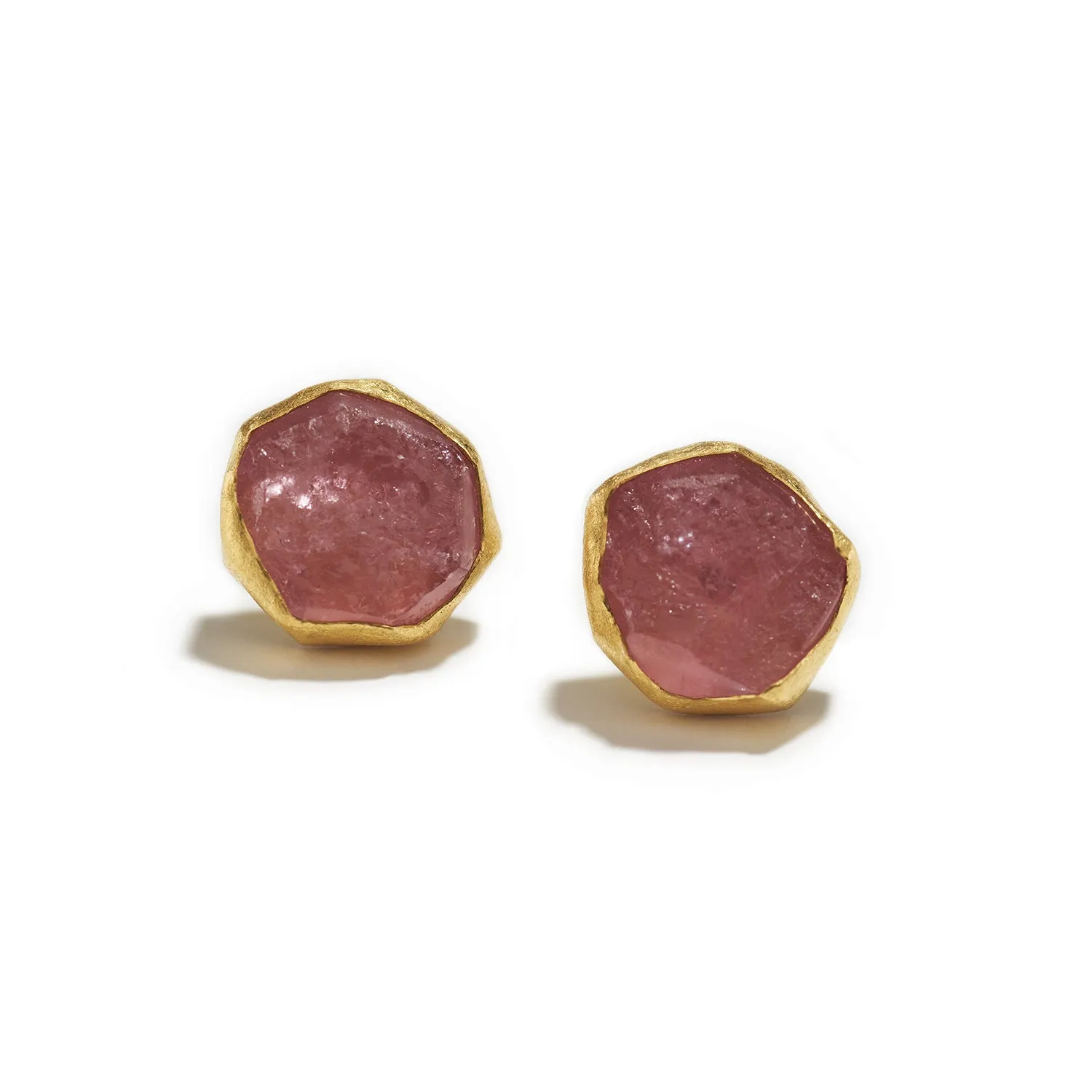 Morganite Stud Earrings