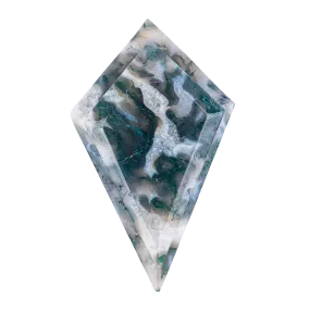 Moss Agate Double Diamond