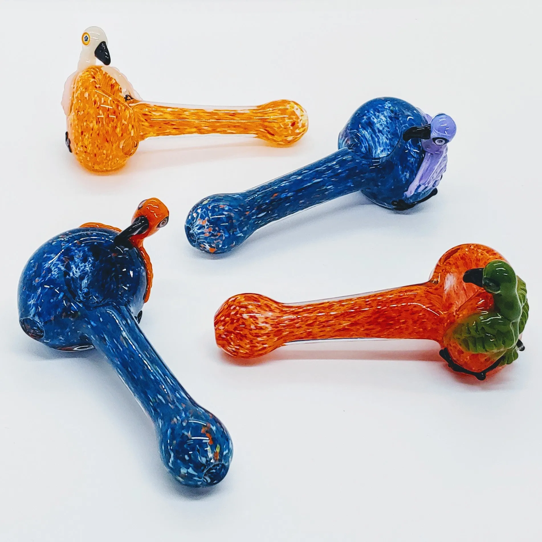 Mother Plucker Bird Frit Hand Pipe