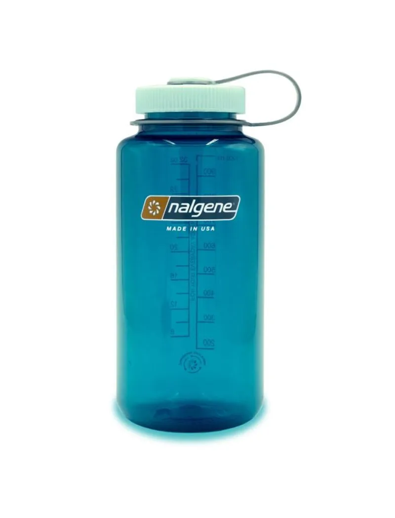 Nalgene Wide Mouth 1L Tritan Sustain Bottle Trout Green