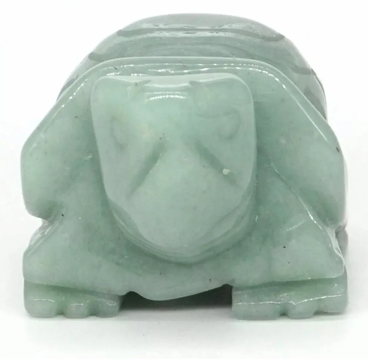 Natural Green Aventurine gemstone carved Turtle Figurine