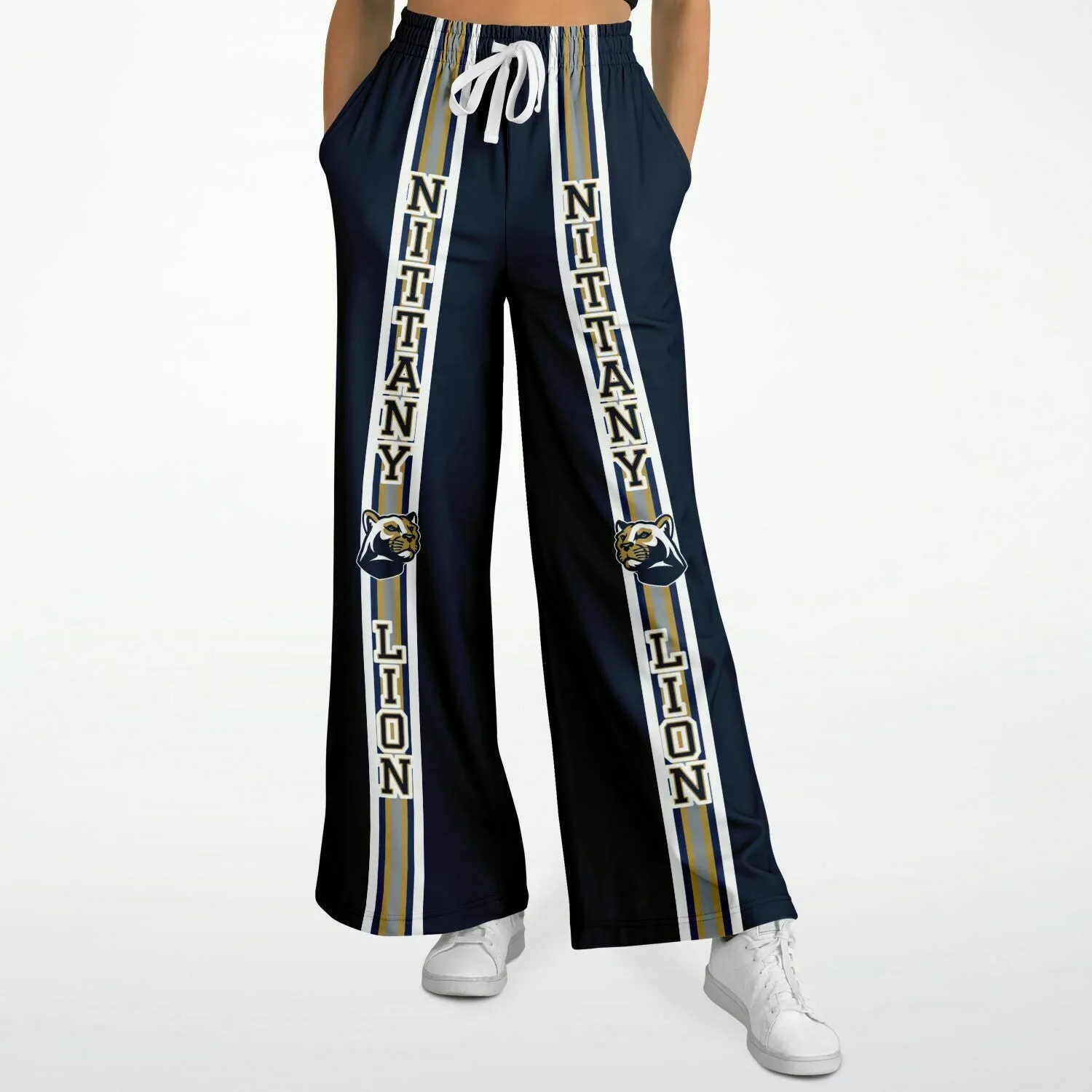 Nittany Lion Blue Fleece Stretchy Phat Bellbottoms