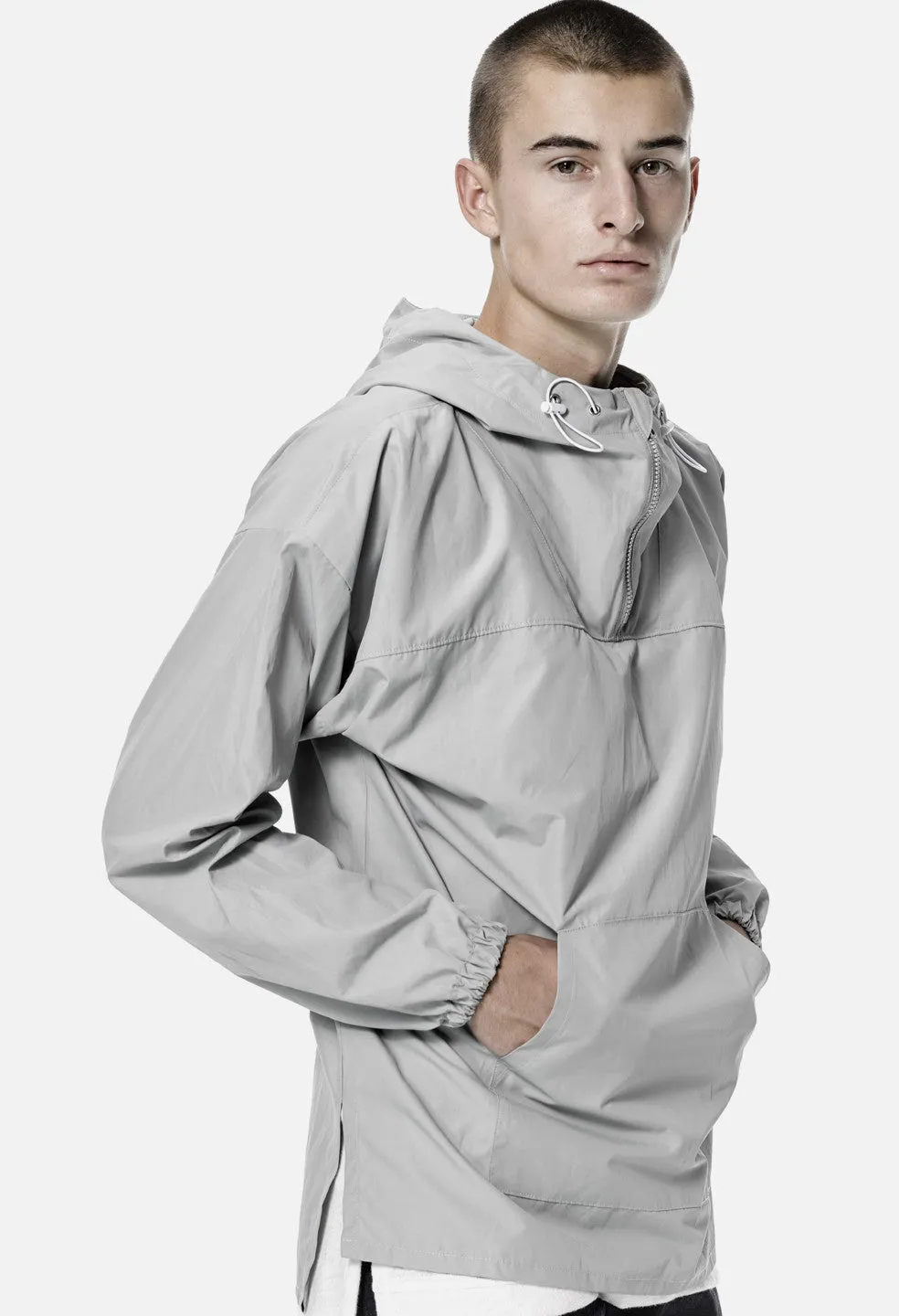 Nylon Tech Poncho / Plaster