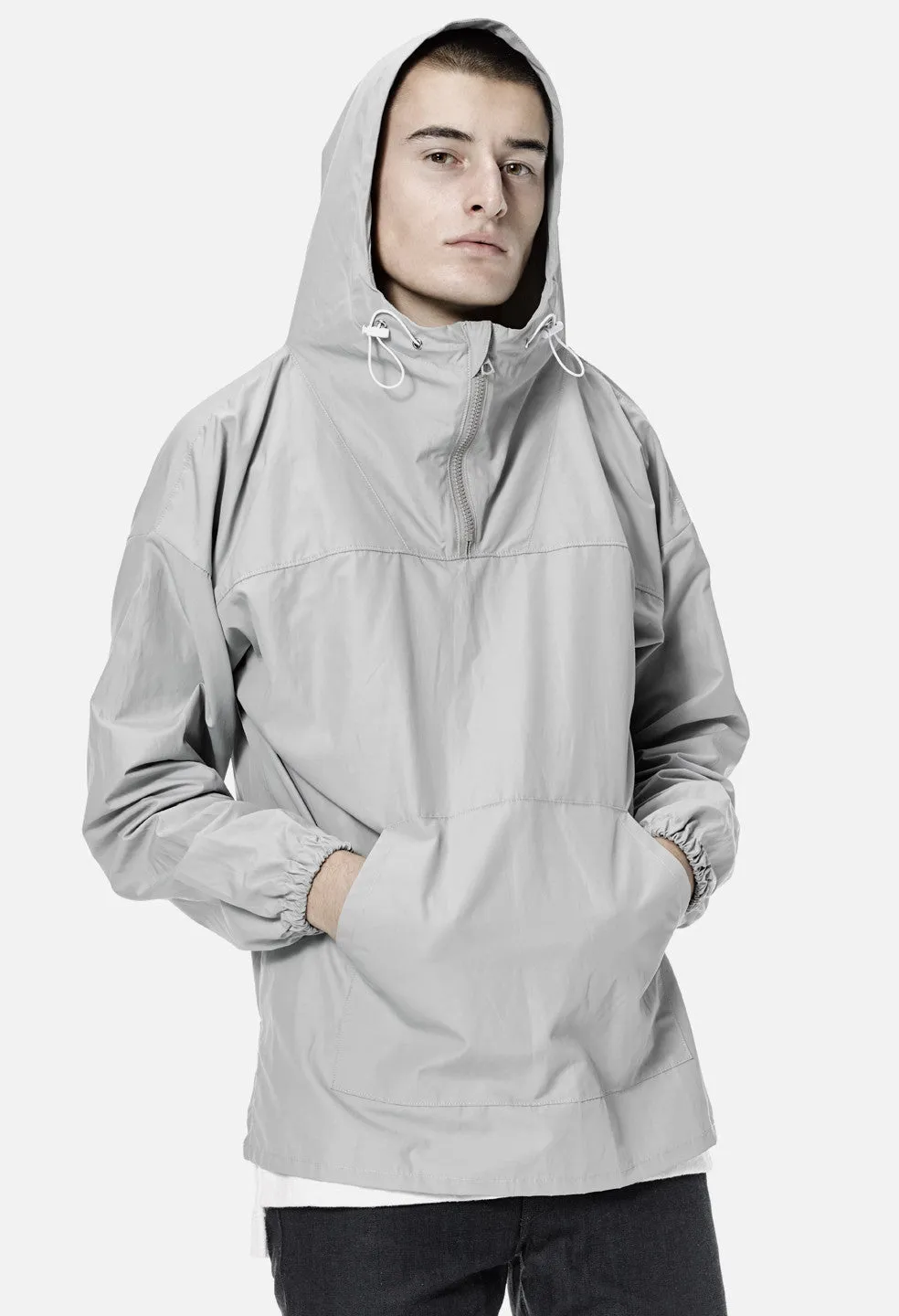 Nylon Tech Poncho / Plaster