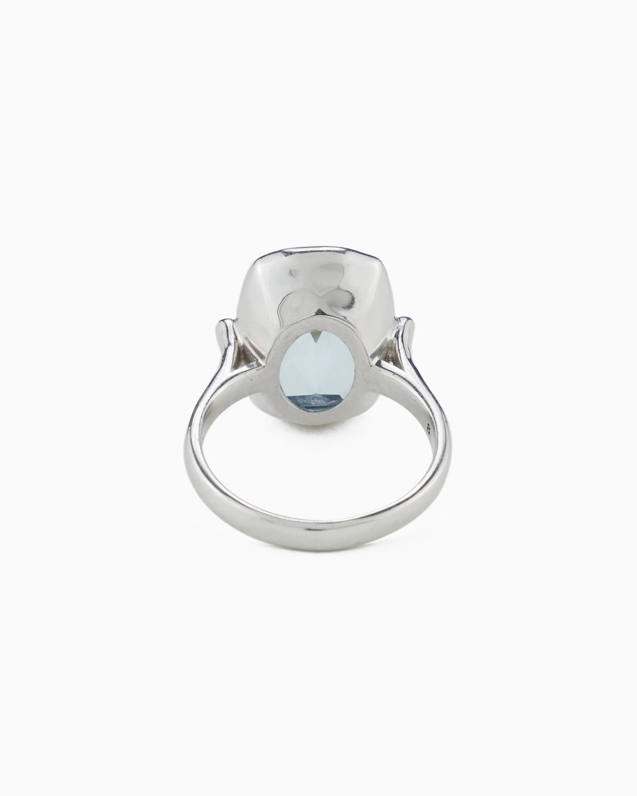 Ocean Stone Cocktail Ring - Blue Topaz