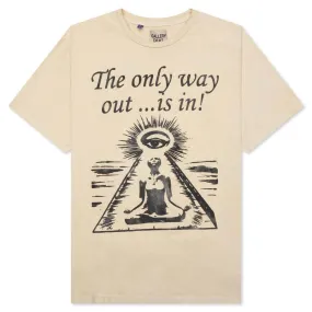 Only Way Out Tee - Antique White