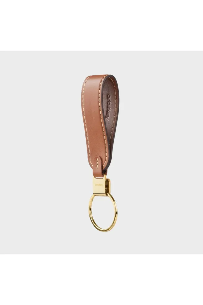 Orbitkey - Loop Keychain - Leather - Caramel