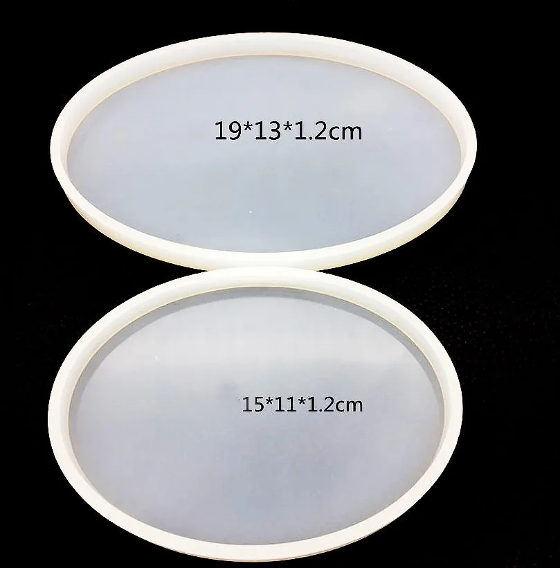 Oval Silicone Mold for Home Decoration Oval Tray Mold Crystal Epoxy Mould diy Jewelry Craft Supplies 1pcs 103110