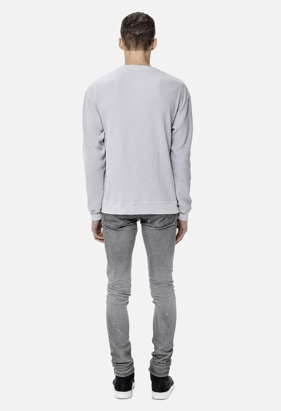 Oversized Thermal Crew / Light Grey