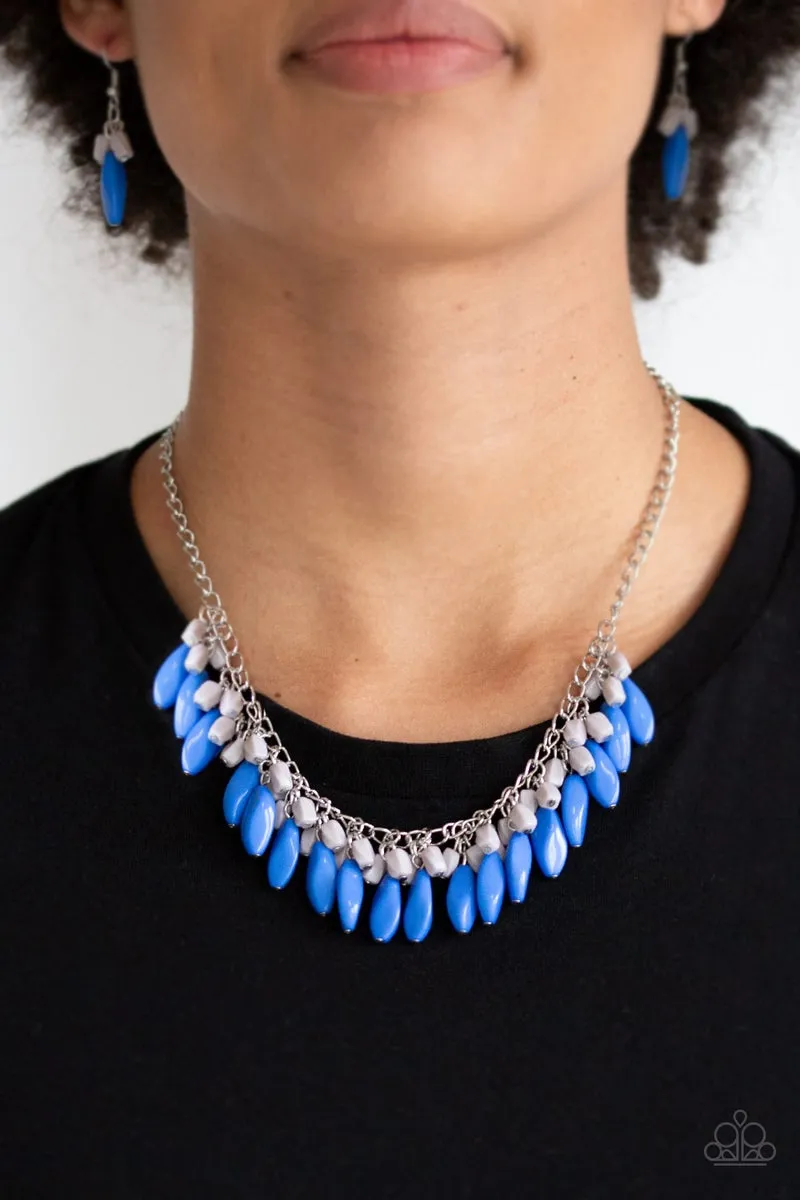 Paparazzi Bead Binge - Blue Necklace