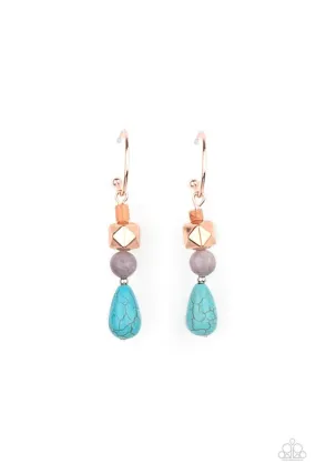 Paparazzi Earring ~ Boulevard Stroll - Copper