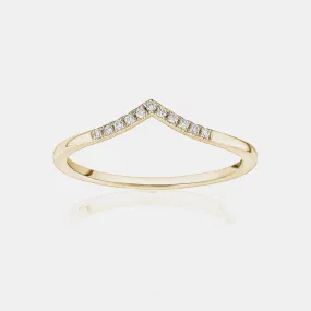 Partial Diamond V Ring