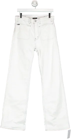 Polo Ralph Lauren White Blue Stitch Denim Jeans BNWT  W29