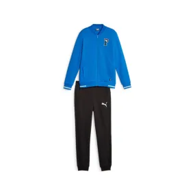 Puma Squad Baseball boy's cotton tracksuit 676372-47 light blue-black